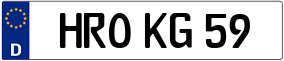 Truck License Plate